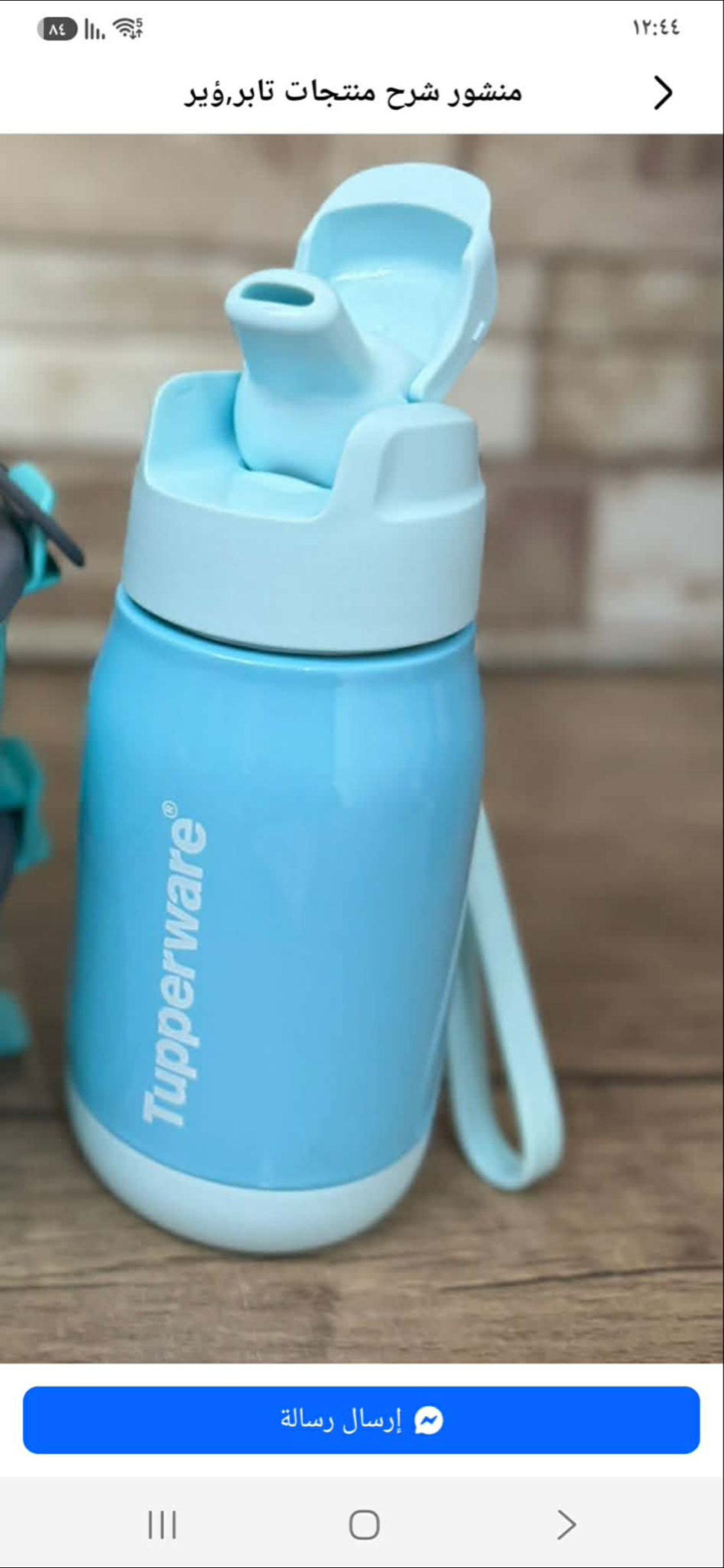 IMG_7430 Thermal flask 350 ml blue - Image 1